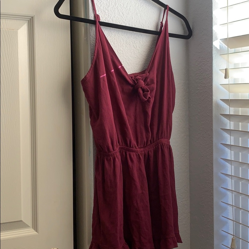 Maroon romper